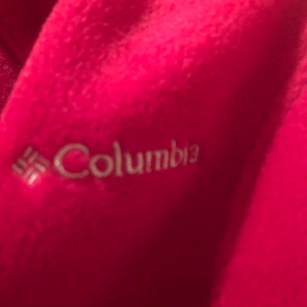 Columbia | Raspberry Fleece Vest Size Small - Picture 2 of 4